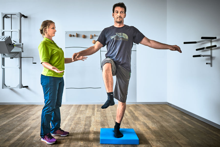 Balanceübungen bei der Therapie Balanceübungen bei der Therapie